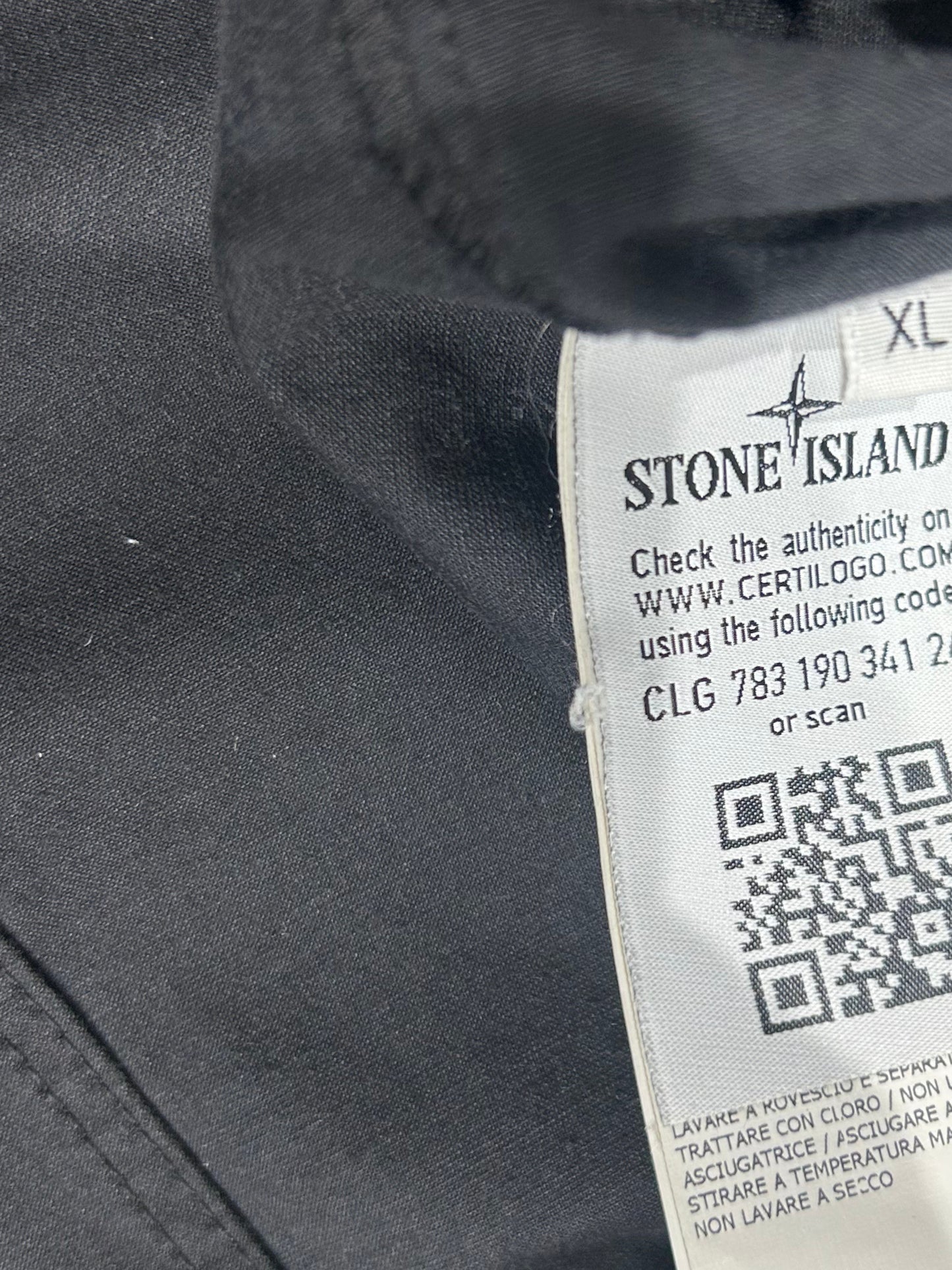 Stone Island 2020 Black Ghost Overshirt - XL