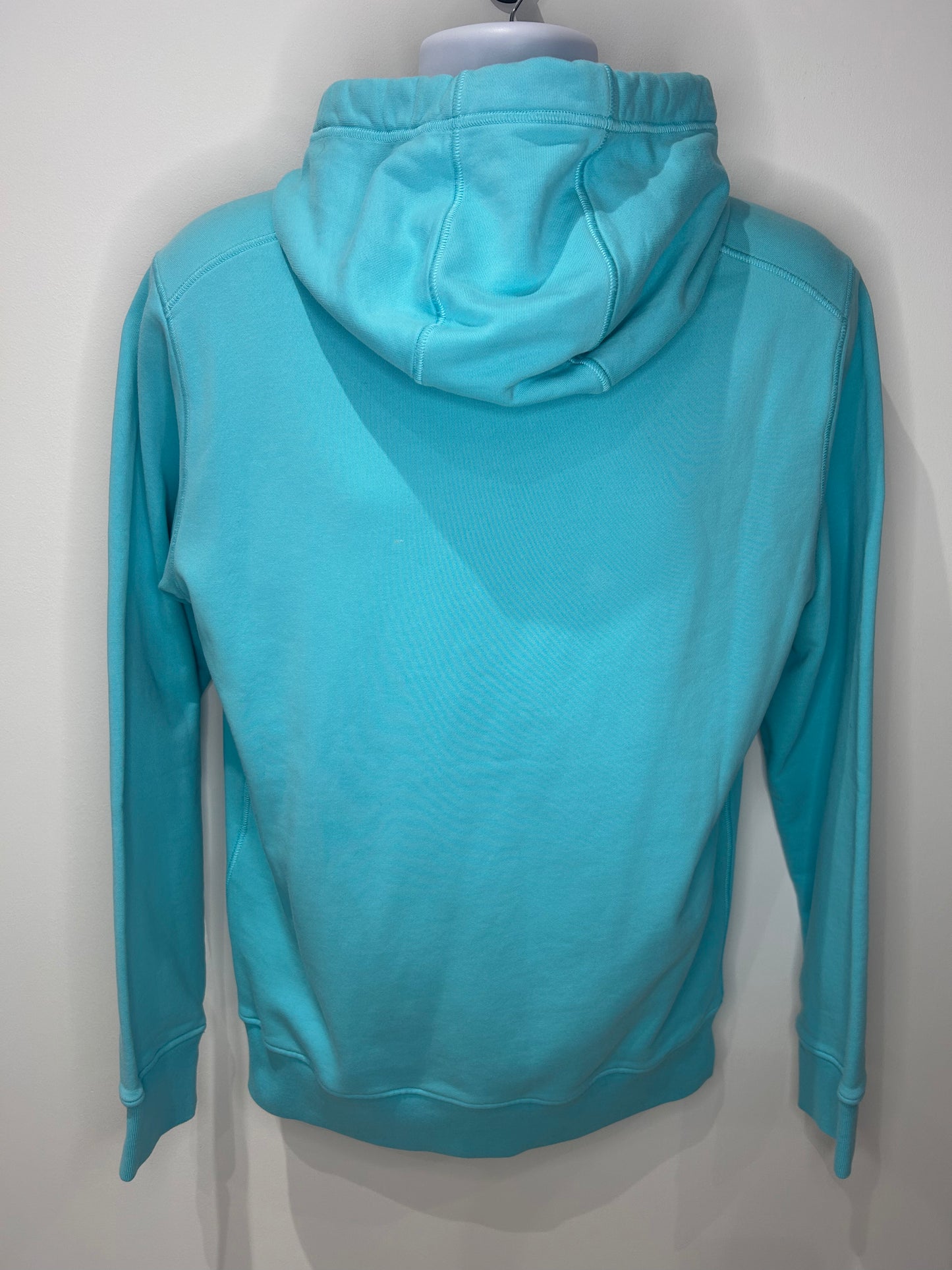 Stone Island 2023 Blue Spellout Hoodie - Medium