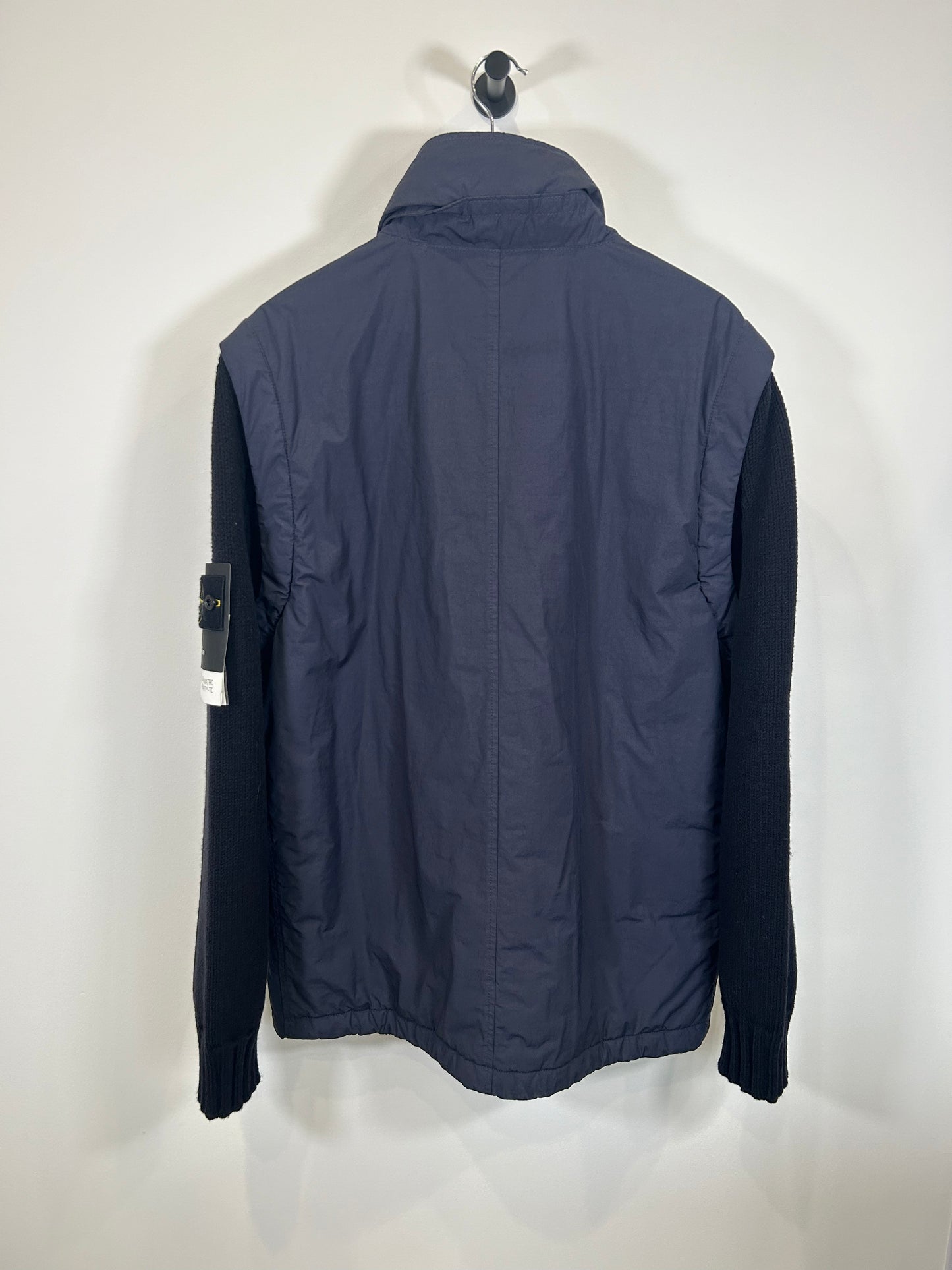 Stone Island Black Naslan Light Watro With Primaloft And Removable Sleeves Coat - XXL