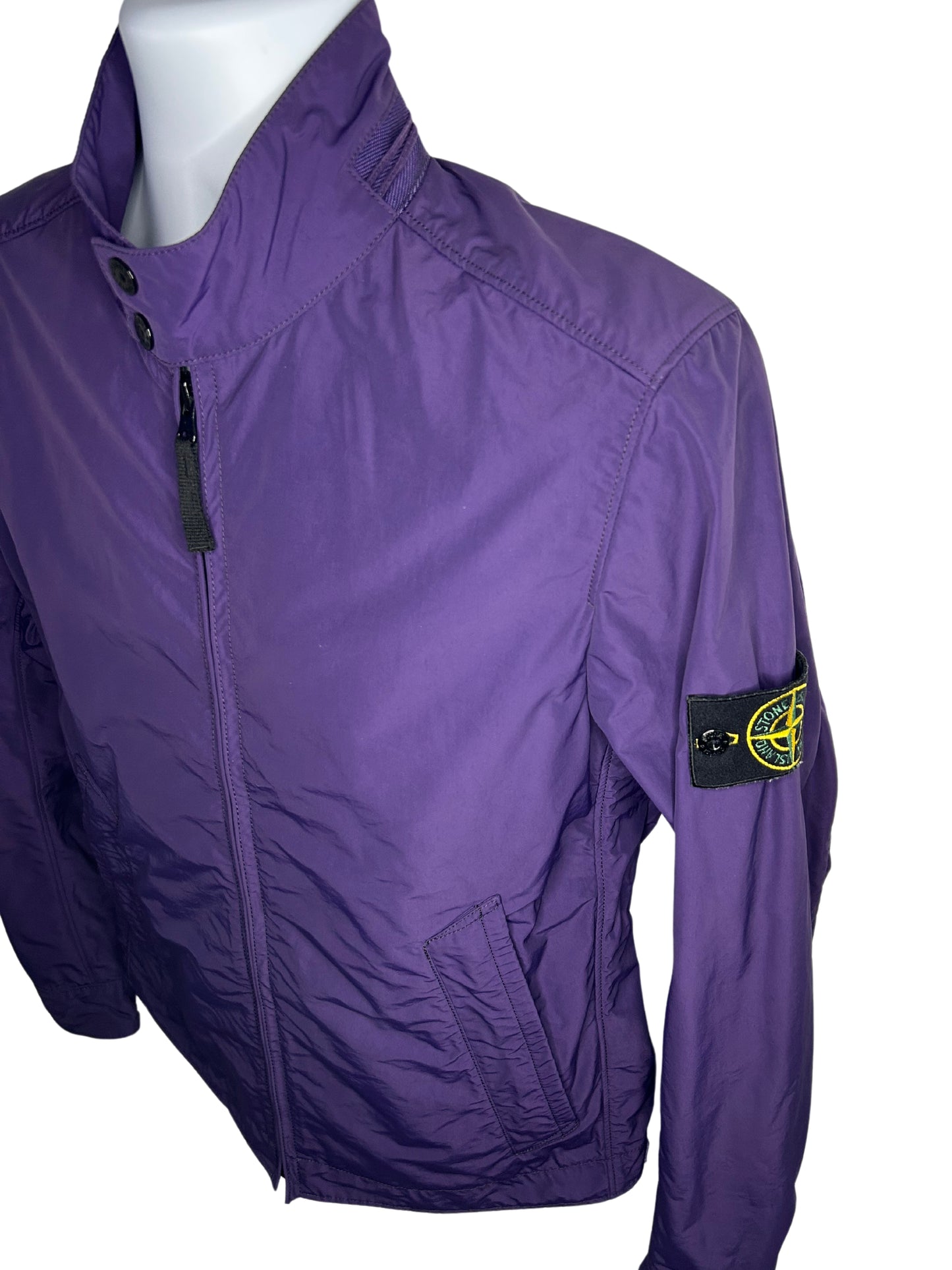 Stone Island 2015 Purple Micro Reps Bomber Jacket - Medium