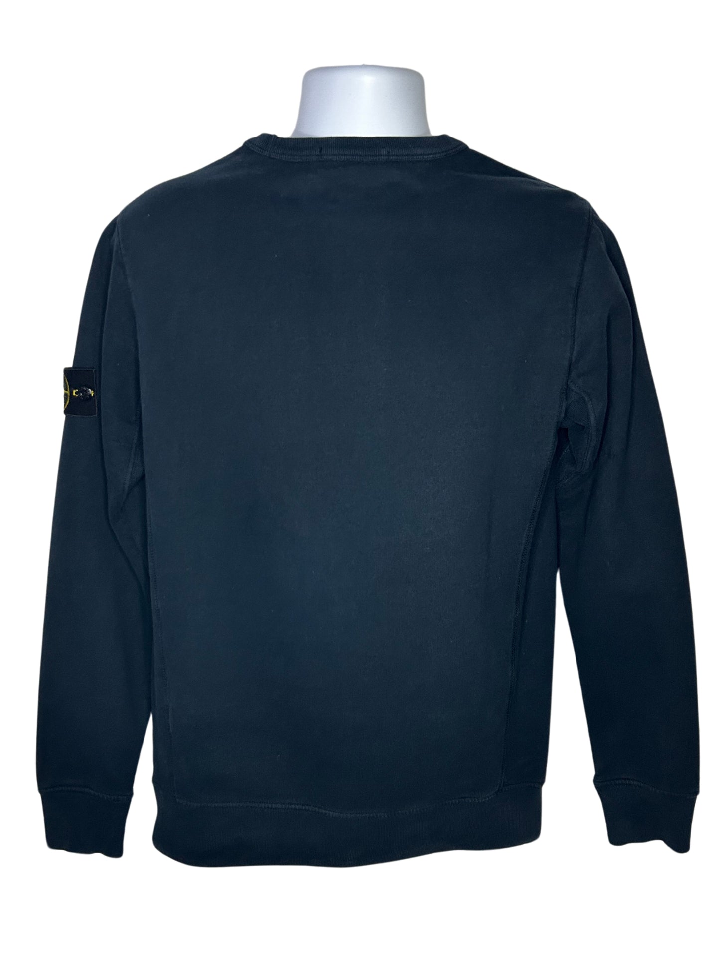 Stone Island 2018 Navy Cotton Crewneck Sweatshirt - Medium