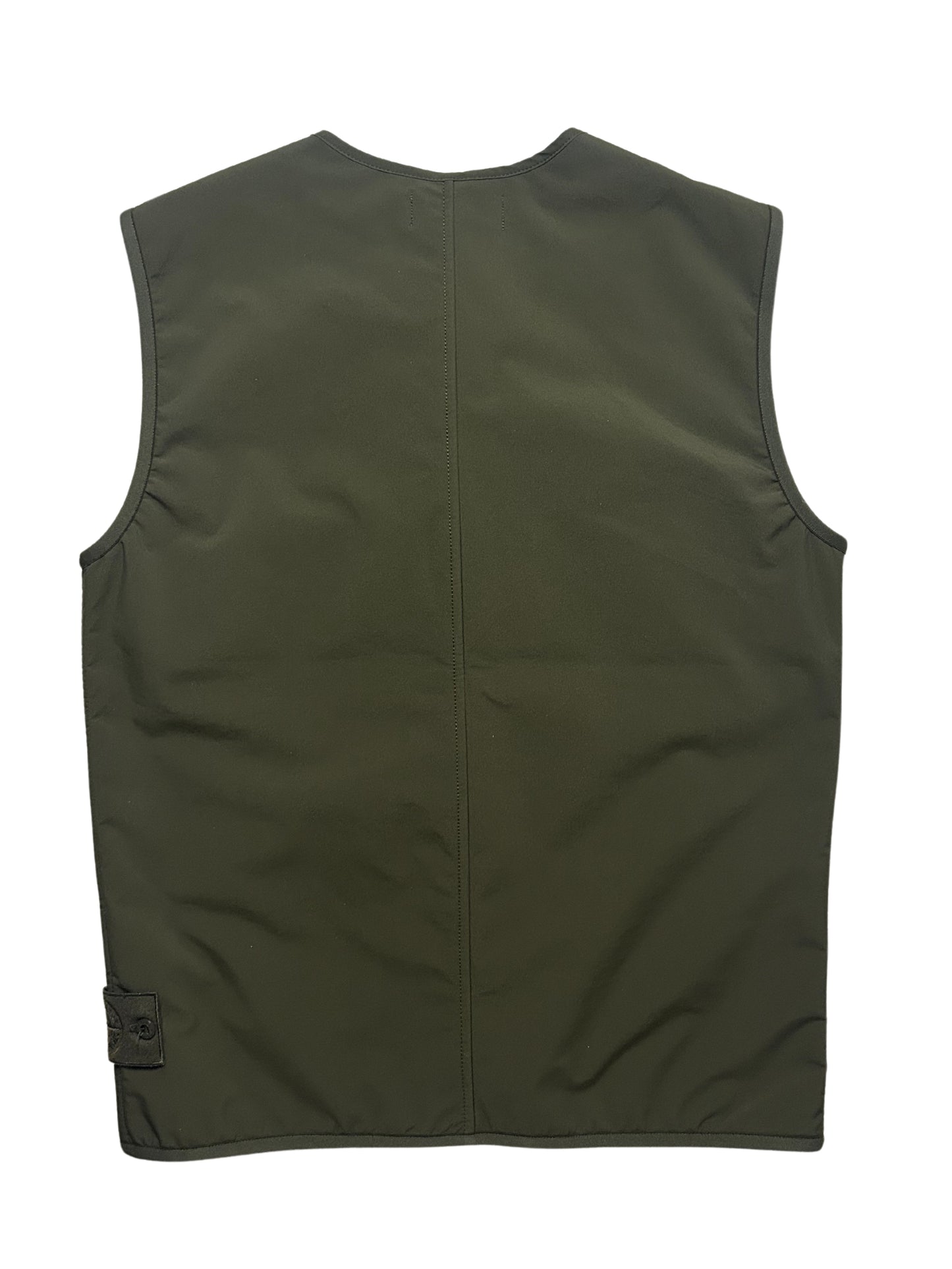 Stone Island Green Ghost Stretch 5L Gilet - Small