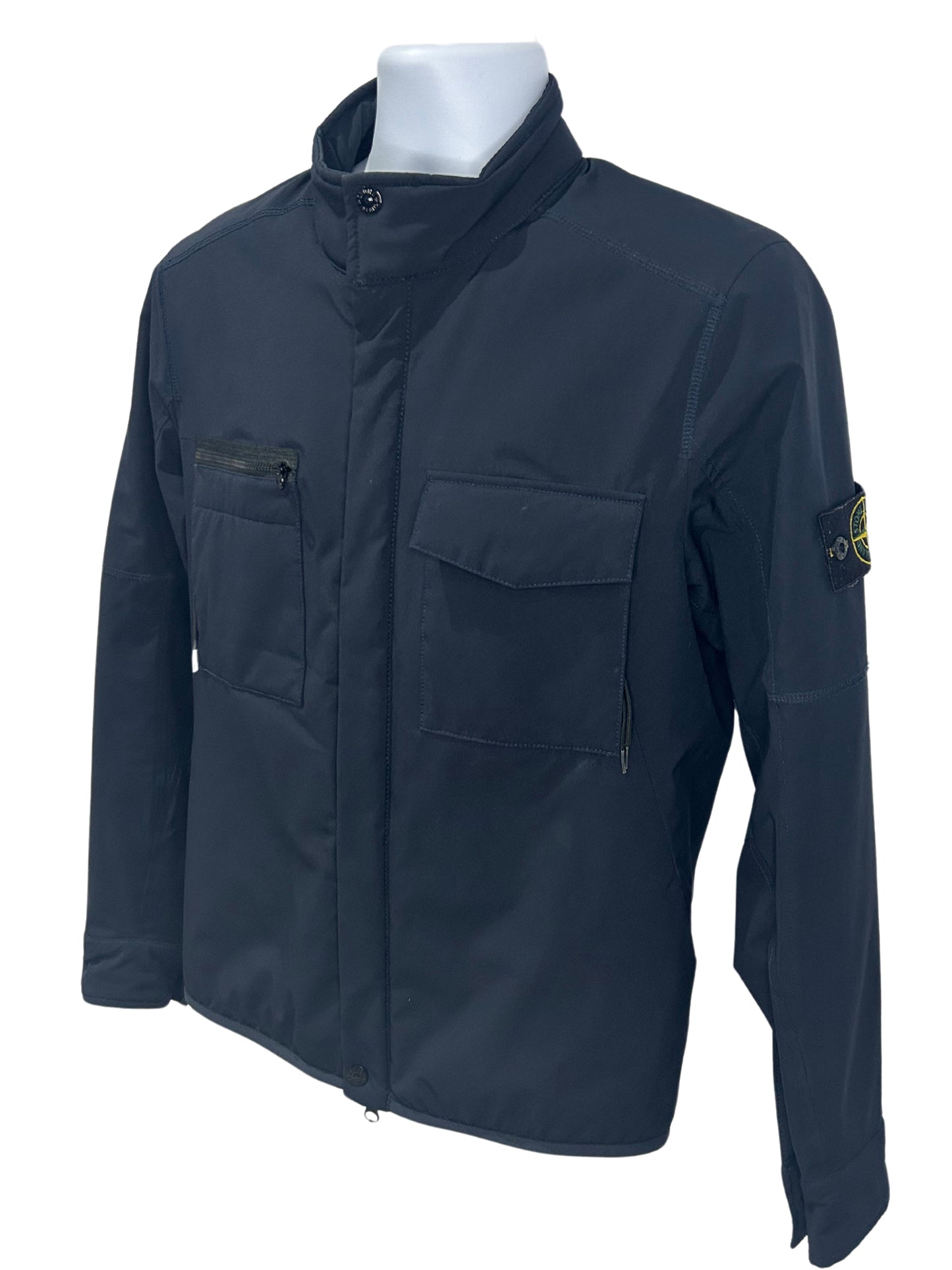 Stone Island 2018 Navy Soft Shell R Primaloft Jacket - Small