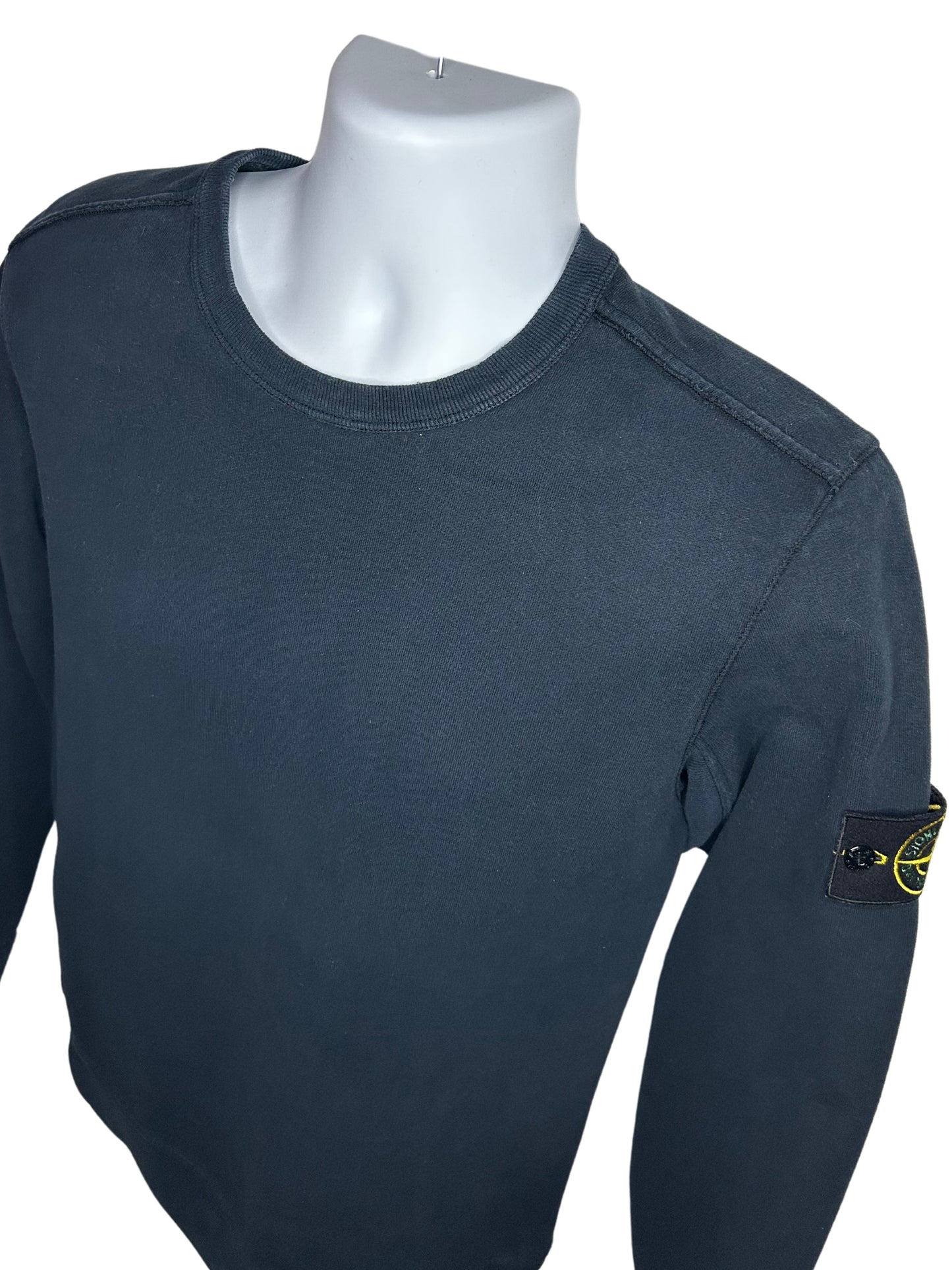 Stone Island 2018 Navy Cotton Crewneck Sweatshirt - Medium