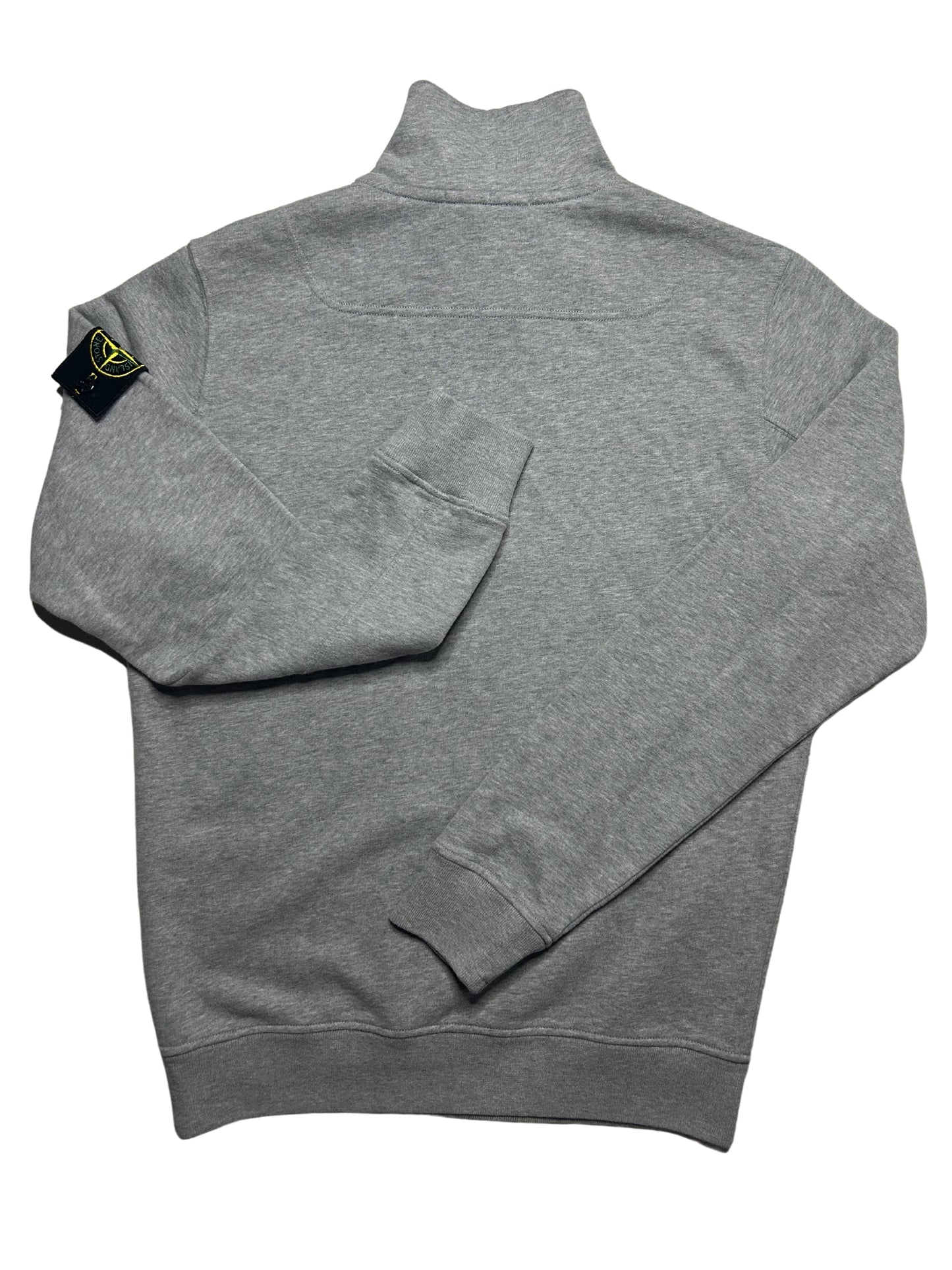 Stone Island 2023 Grey Quarter Zip Jumper - Small