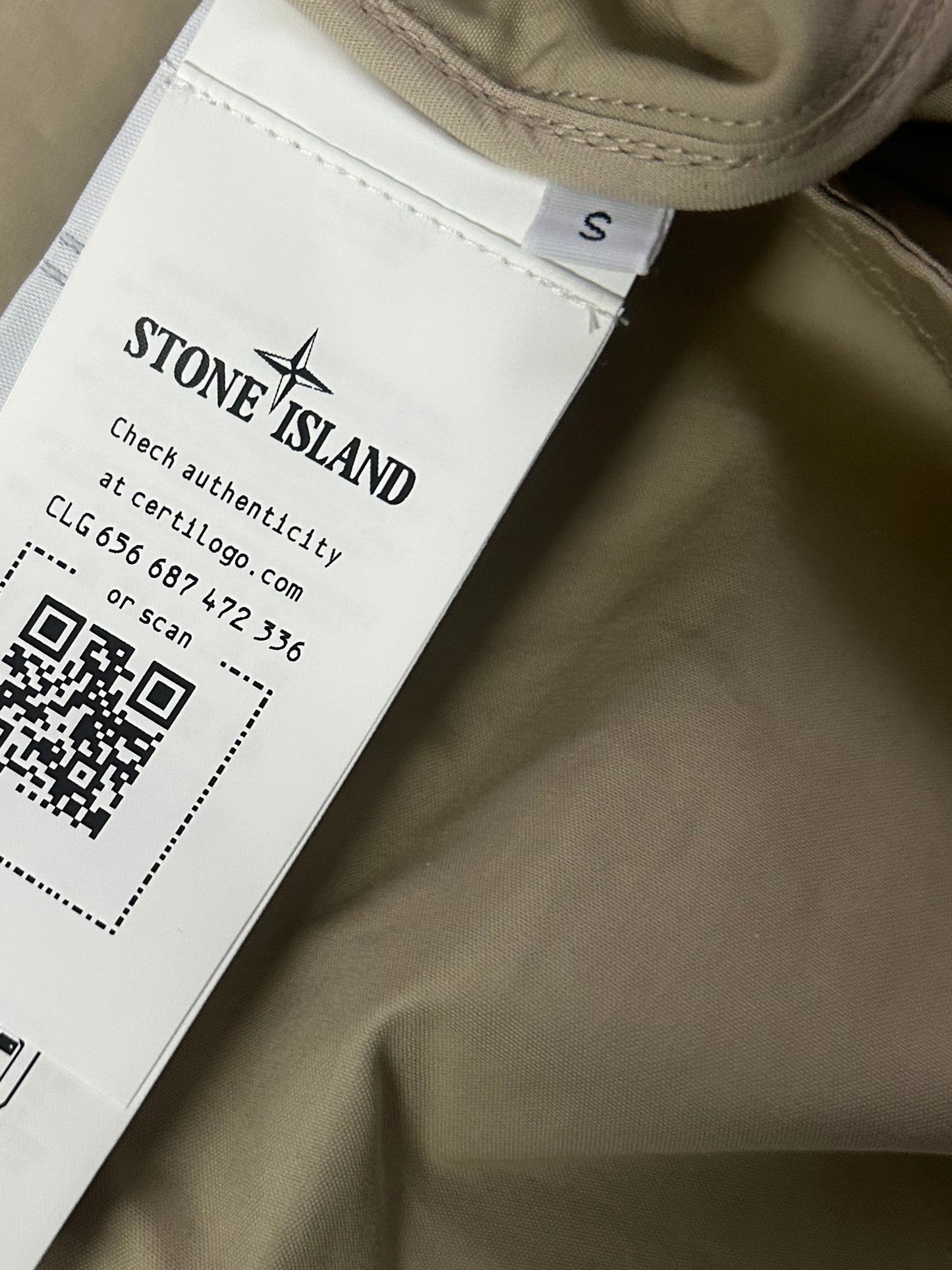 Stone Island 2024 New Season Tan Ghost Piece Overshirt - Small