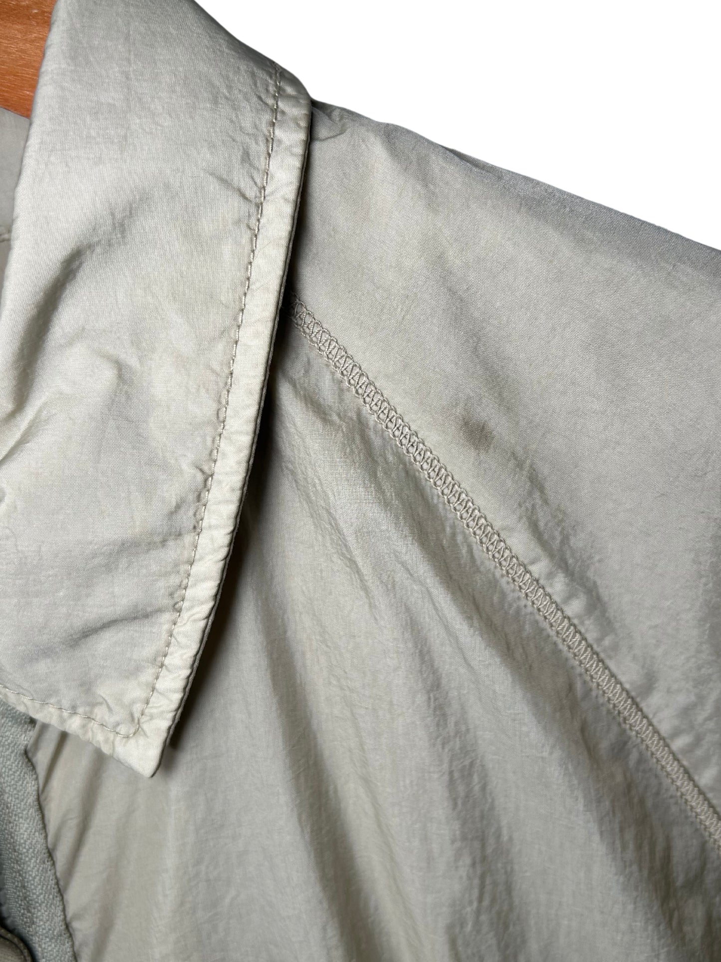 Stone Island 2019 Beige Reversible Ghost Piece Nylon Overshirt - Small