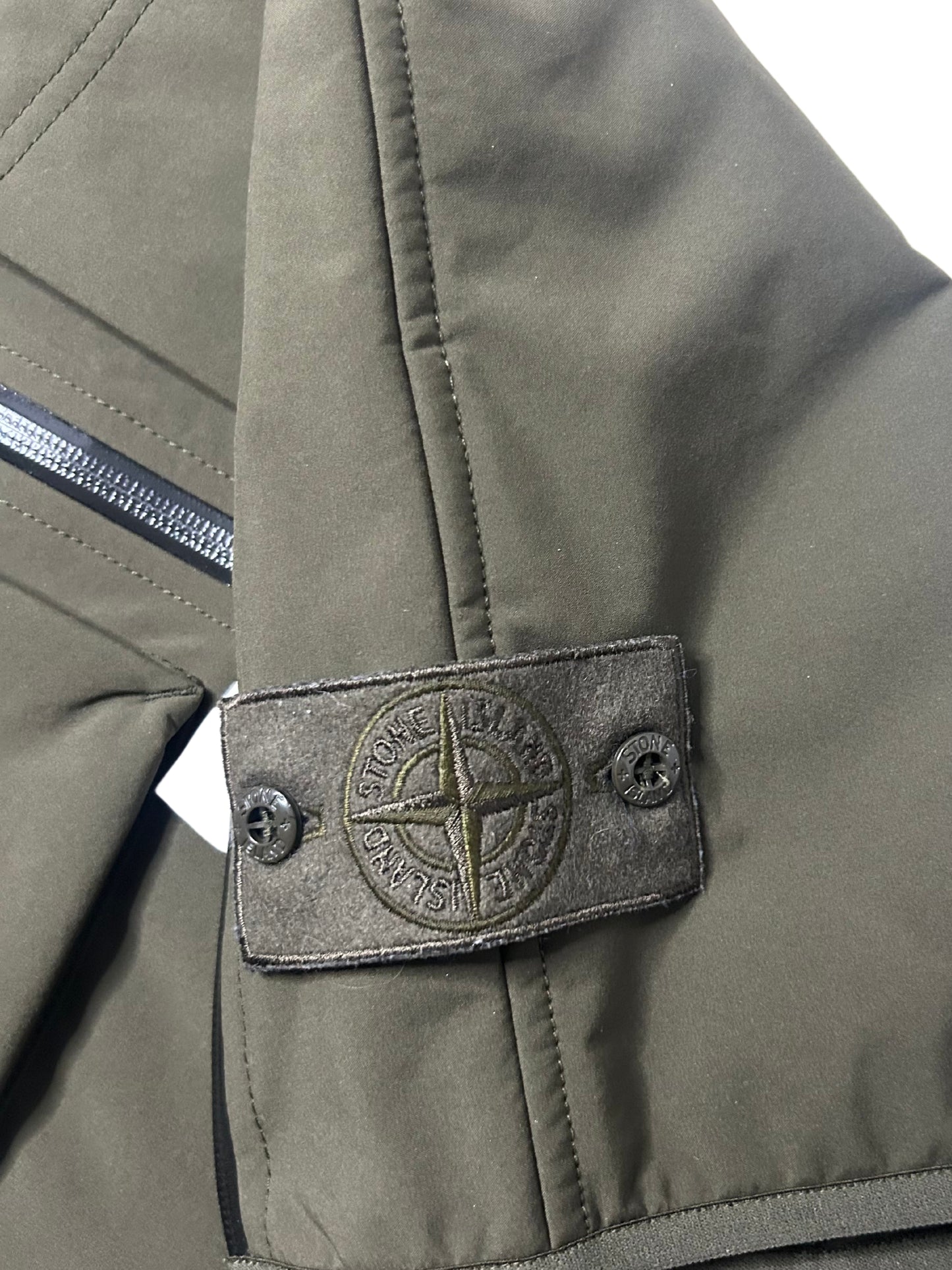 Stone Island Green Ghost Stretch 5L Gilet - Small