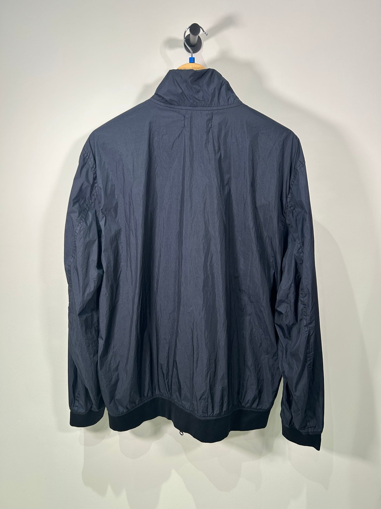 Stone Island 2023 Navy Garment Dyed Crinkle Reps Jacket - XXL