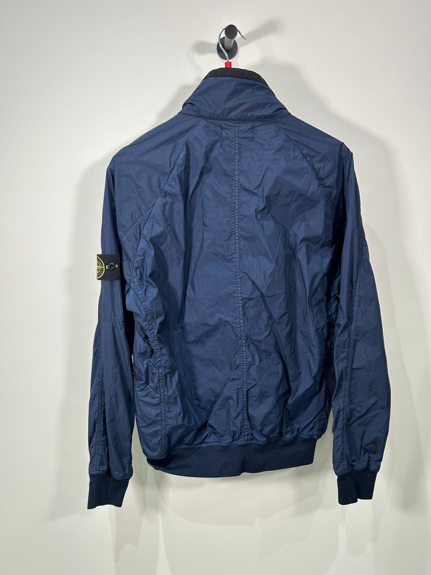Stone Island Garment Dyed Crinkle Reps NY Cotton Lined Jacket - Large