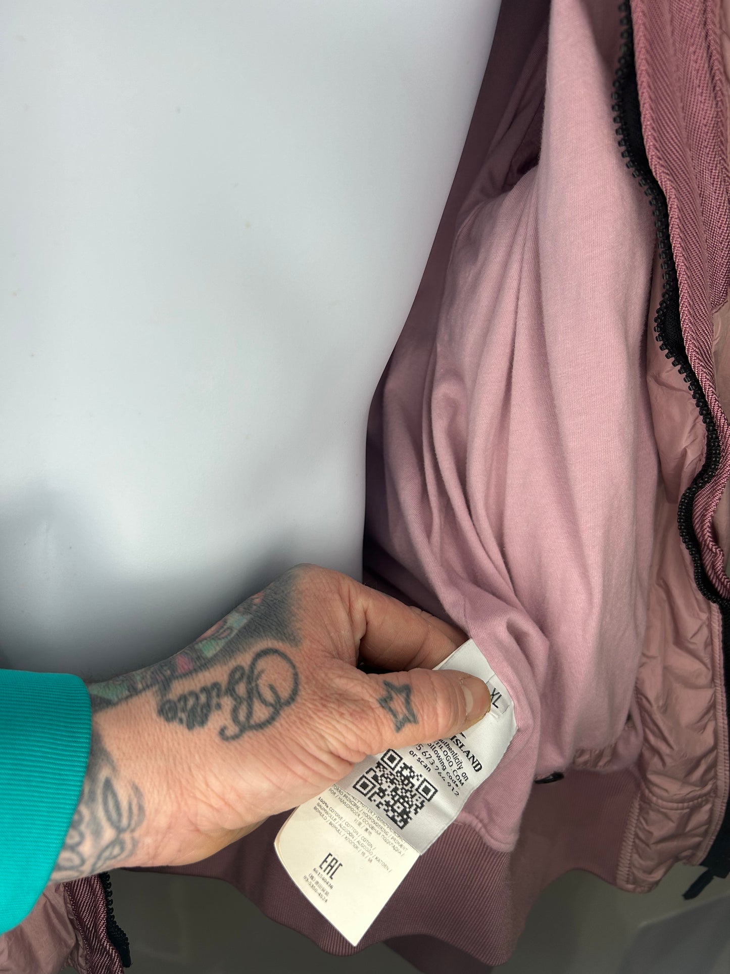 Stone Island 2017 Pink Garment Dyed Crinkle Reps Jacket - XL