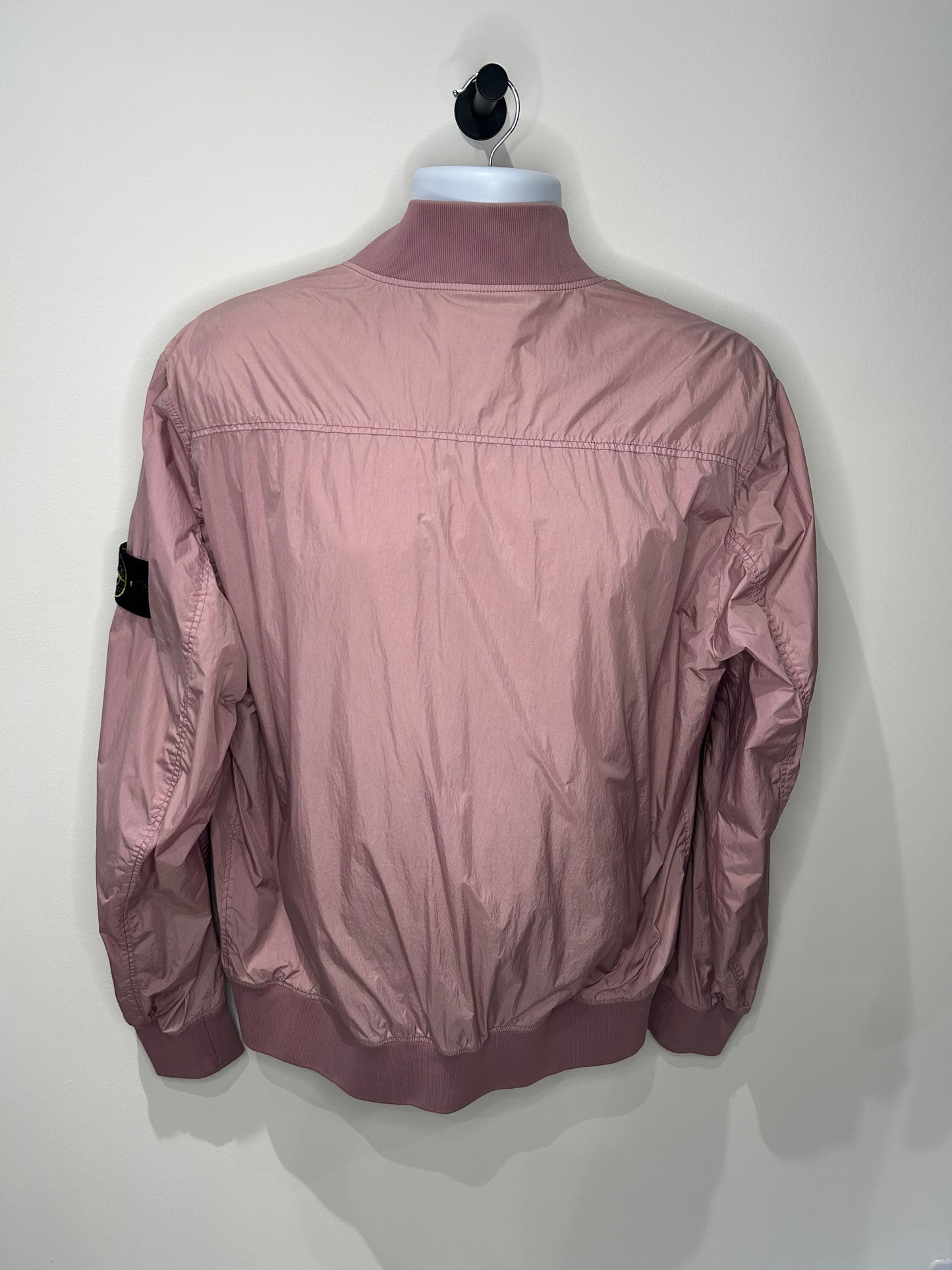 Stone Island 2017 Pink Garment Dyed Crinkle Reps Jacket - XL