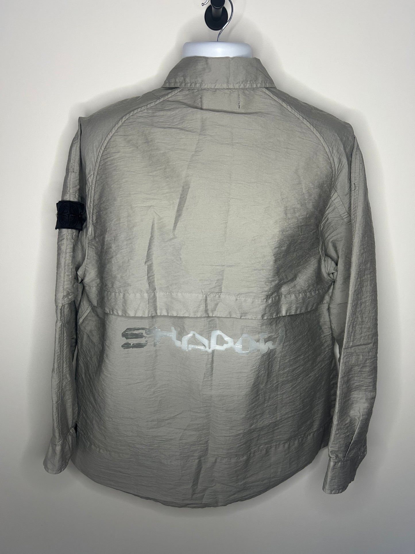 Stone Island 2023 Shadow Project Mesh Spellout Overshirt - Medium