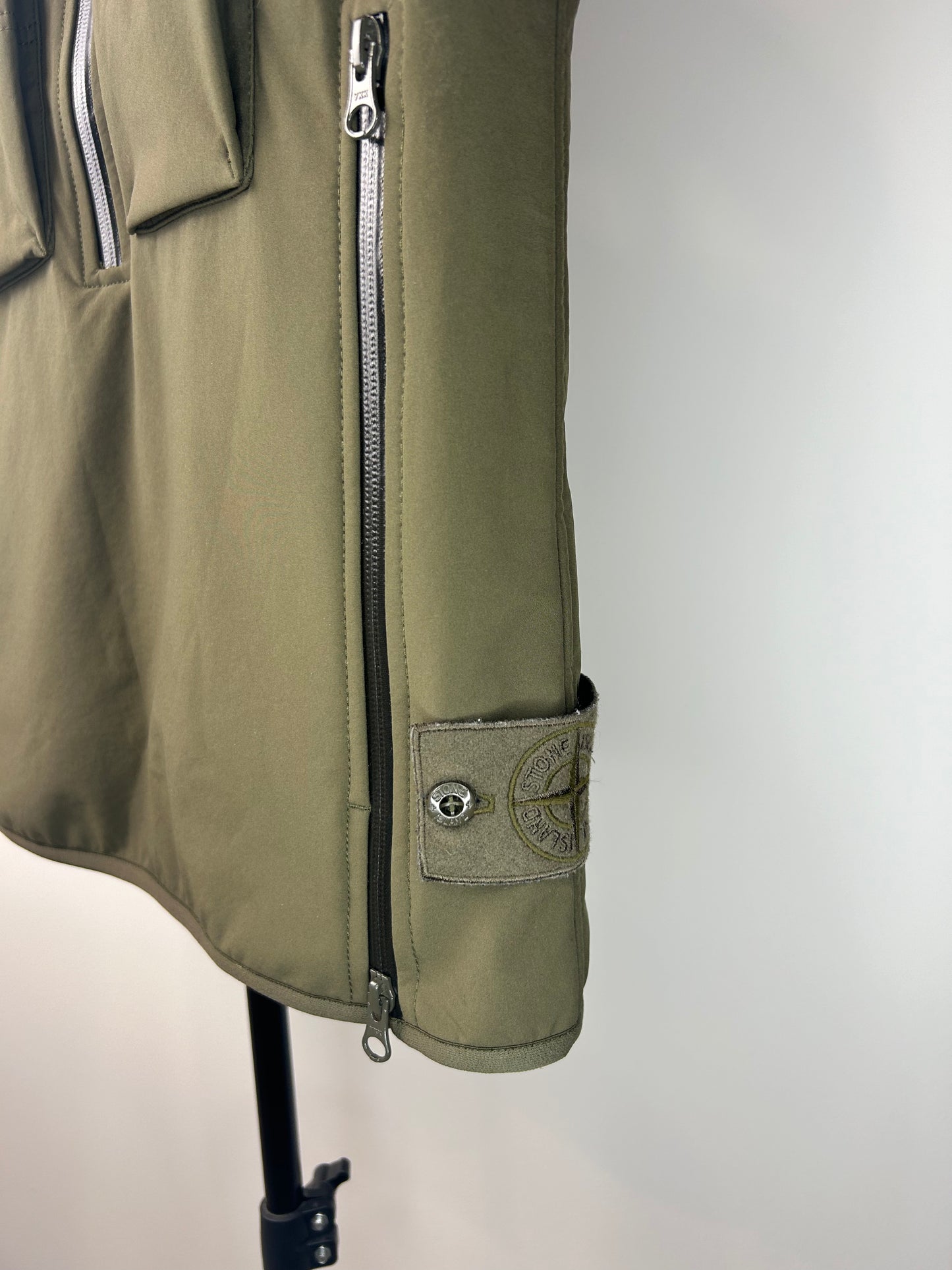 Stone Island Green Ghost Stretch 5L Gilet - Small