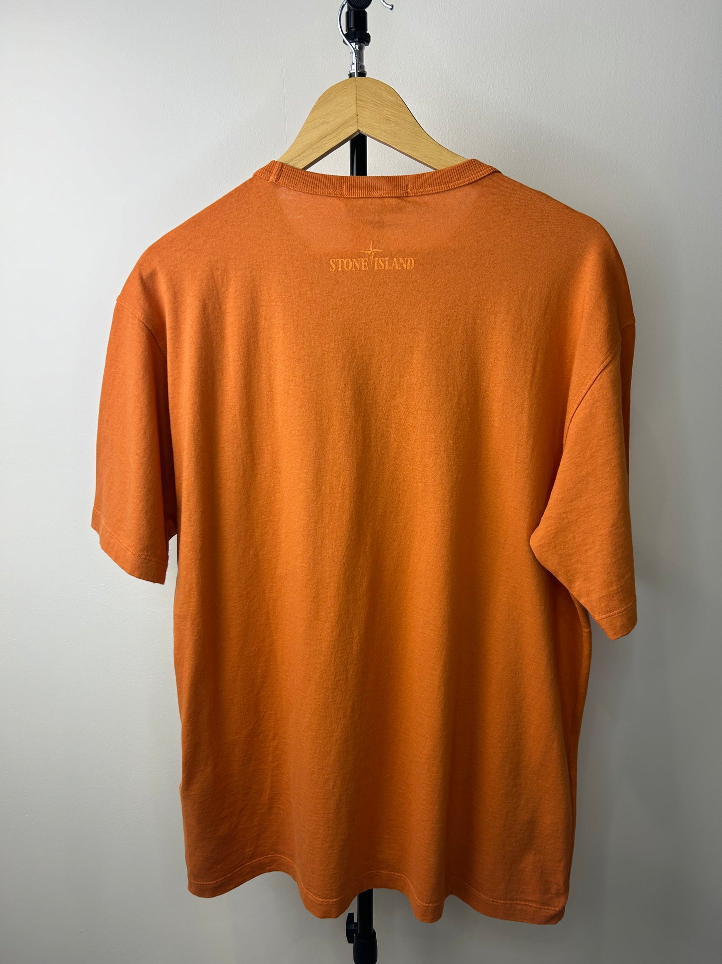 Stone Island 2023 Orange T shirt - Large