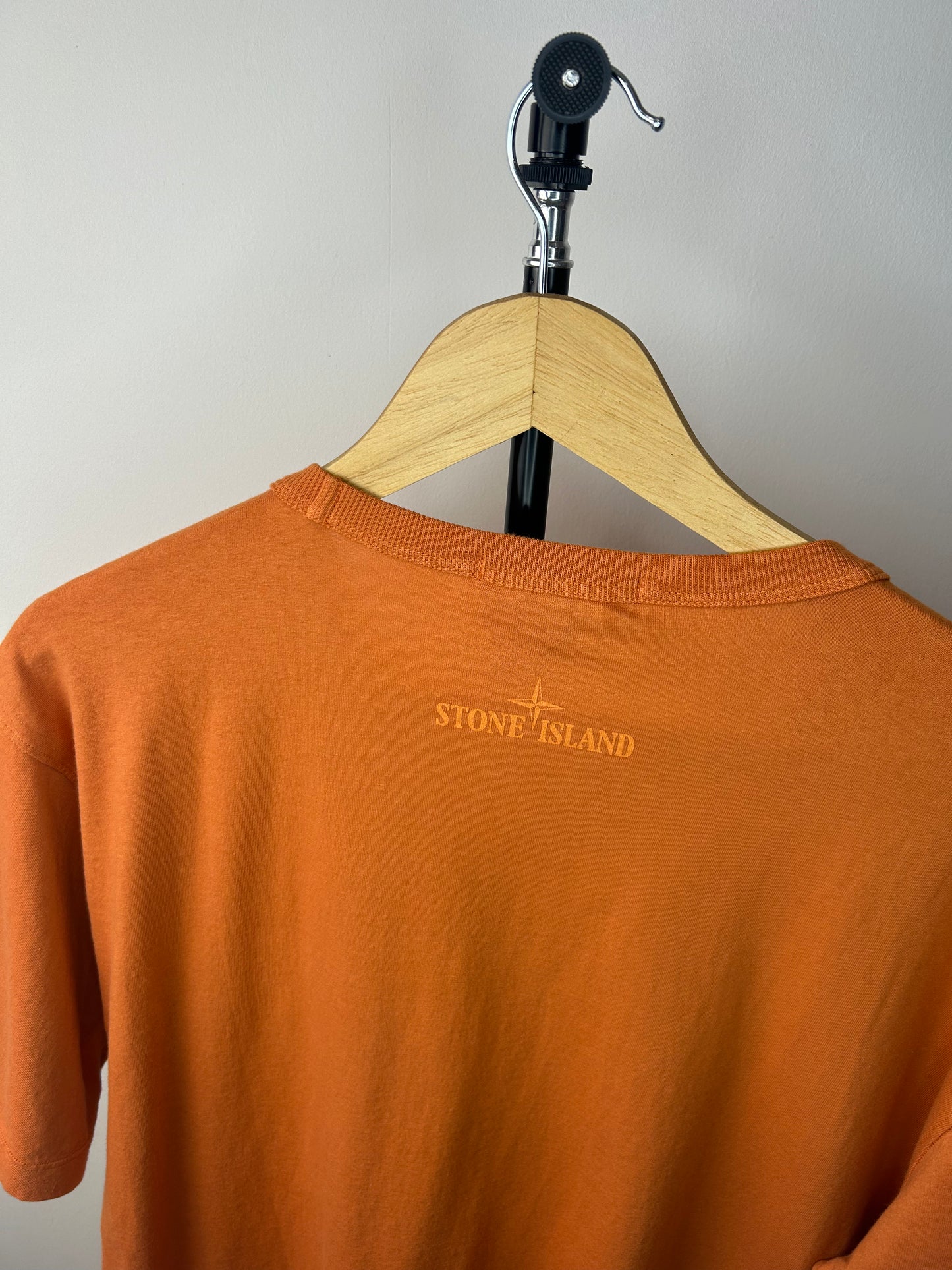 Stone Island 2023 Orange T shirt - Large