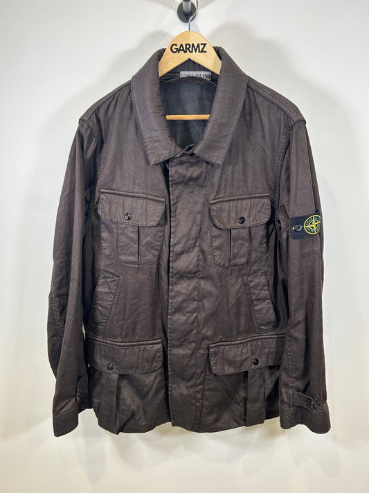 Stone Island 2005 Lino Flax Dutch Rope Jacket - Large