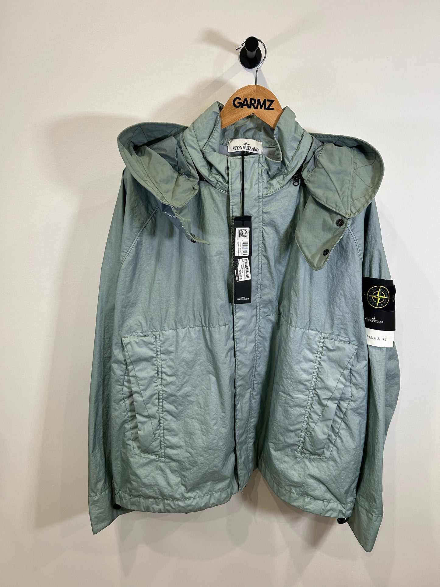 Stone Island 2023 Sky Blue Membrana 3L TC Jacket - XXL