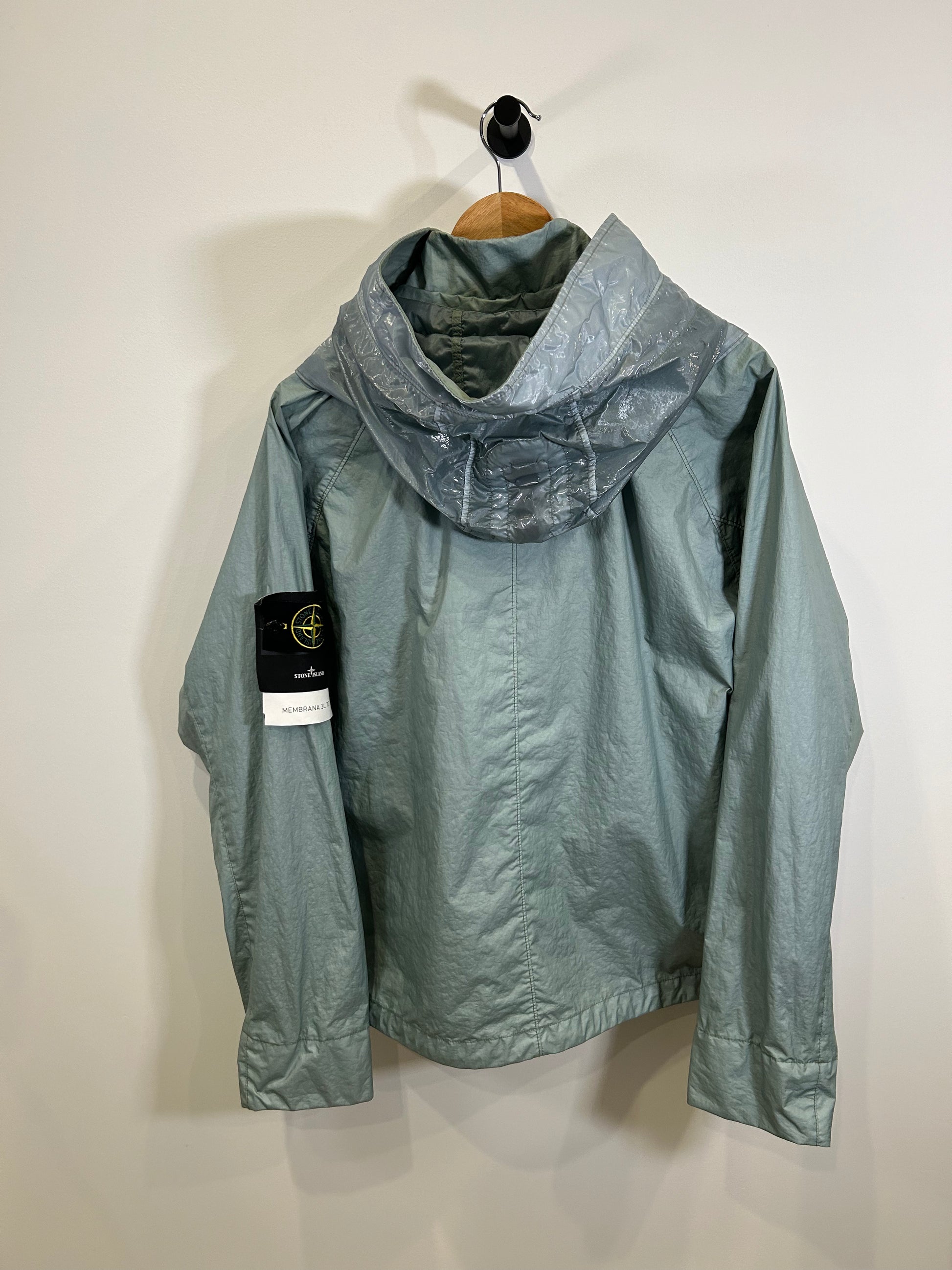 Stone Island 2023 Sky Blue Membrana 3L TC Jacket XXL Garmztreadsarchive