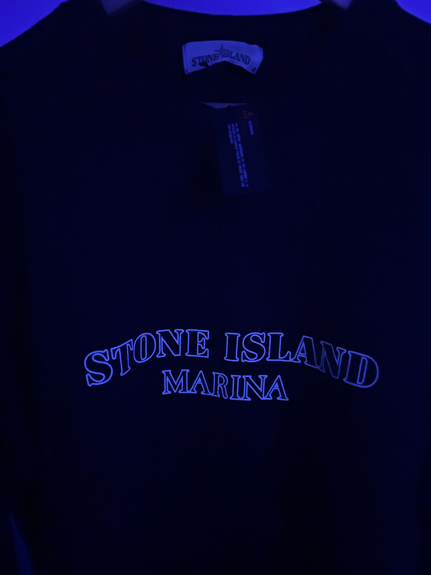 Stone Island Marina Garment Dyed Mercerised Crew Sweat - XXXL