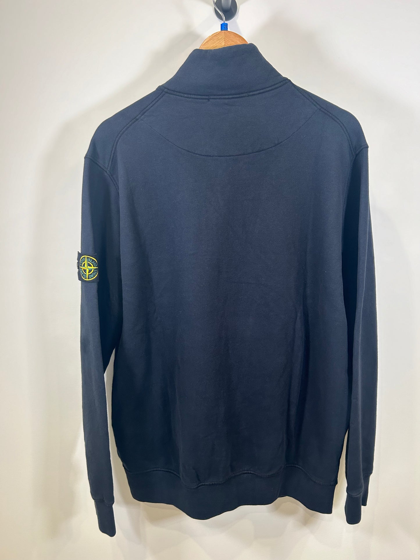 Stone Island Navy Full Zip Sweatshirt - XXL