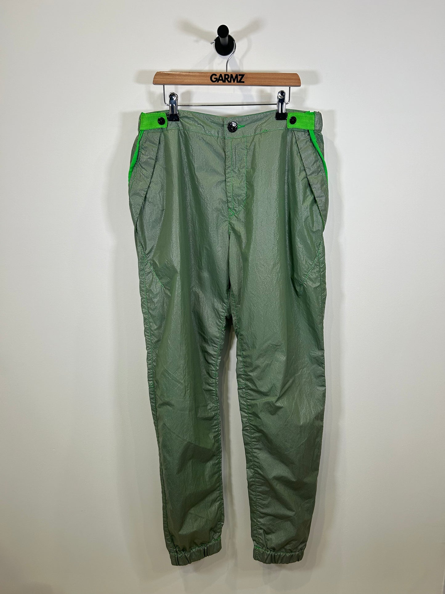 Stone Island Green Pixel Reflective Trousers - 31”